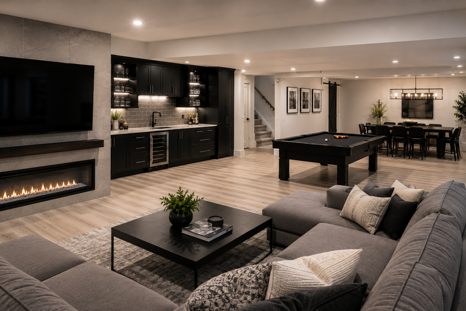 Basement finishing