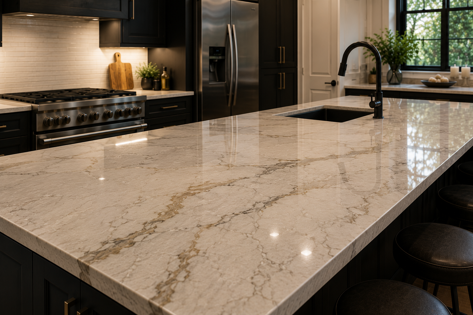 Finished kitchen detail