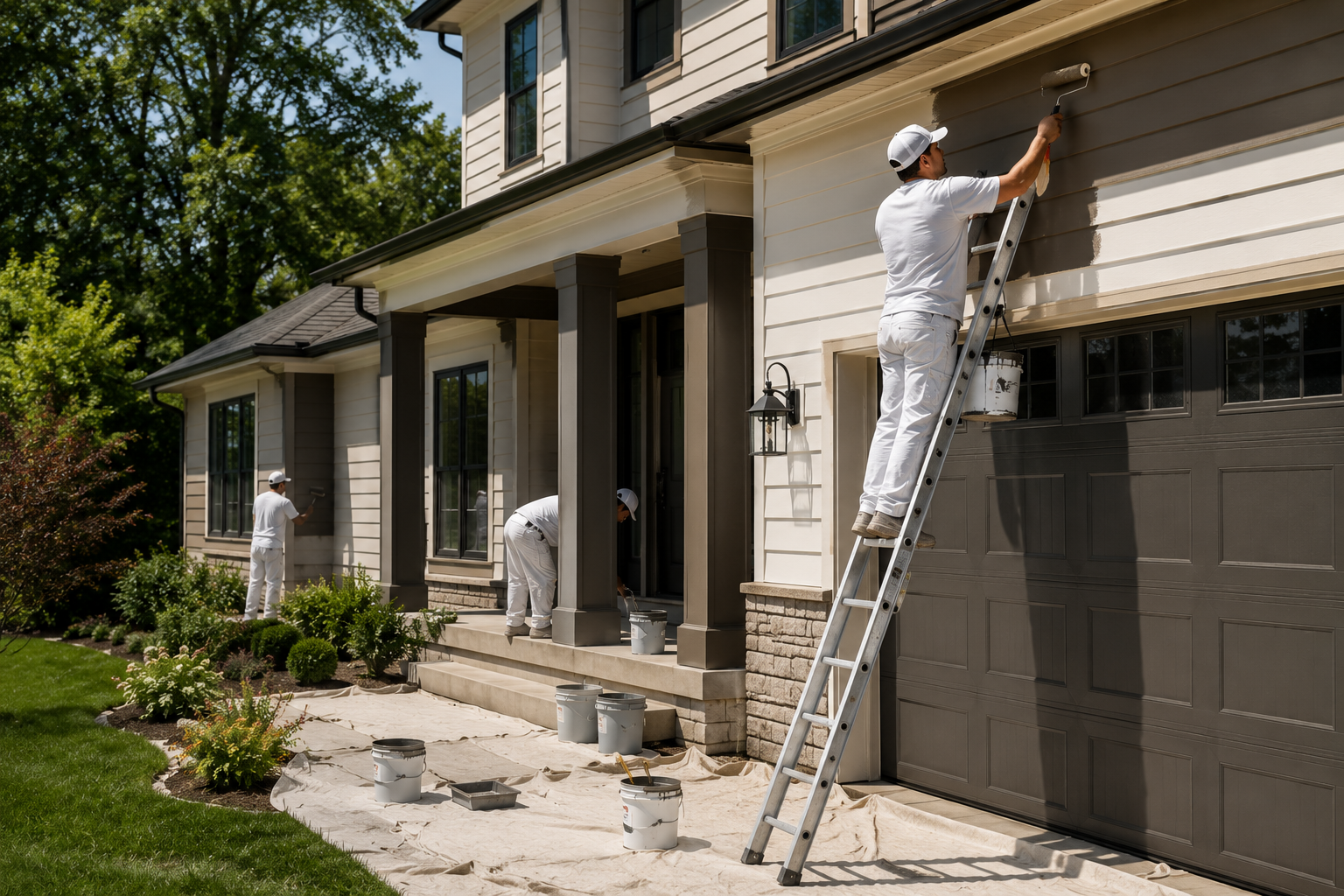 Interior and exterior painting