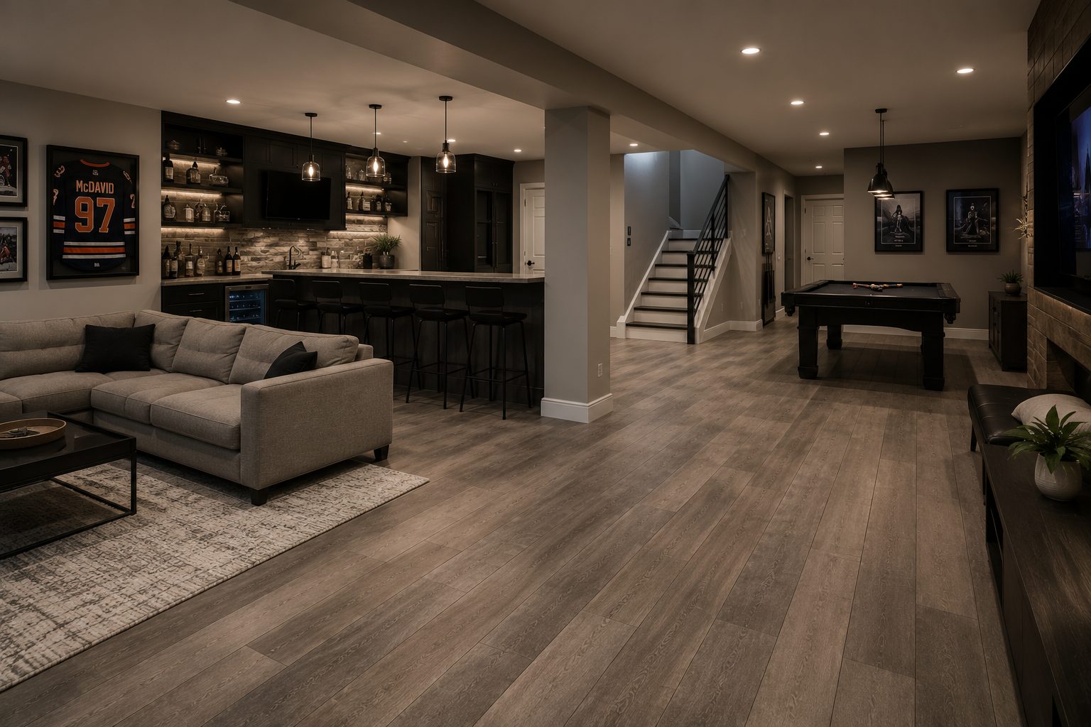Basement Finishing detail