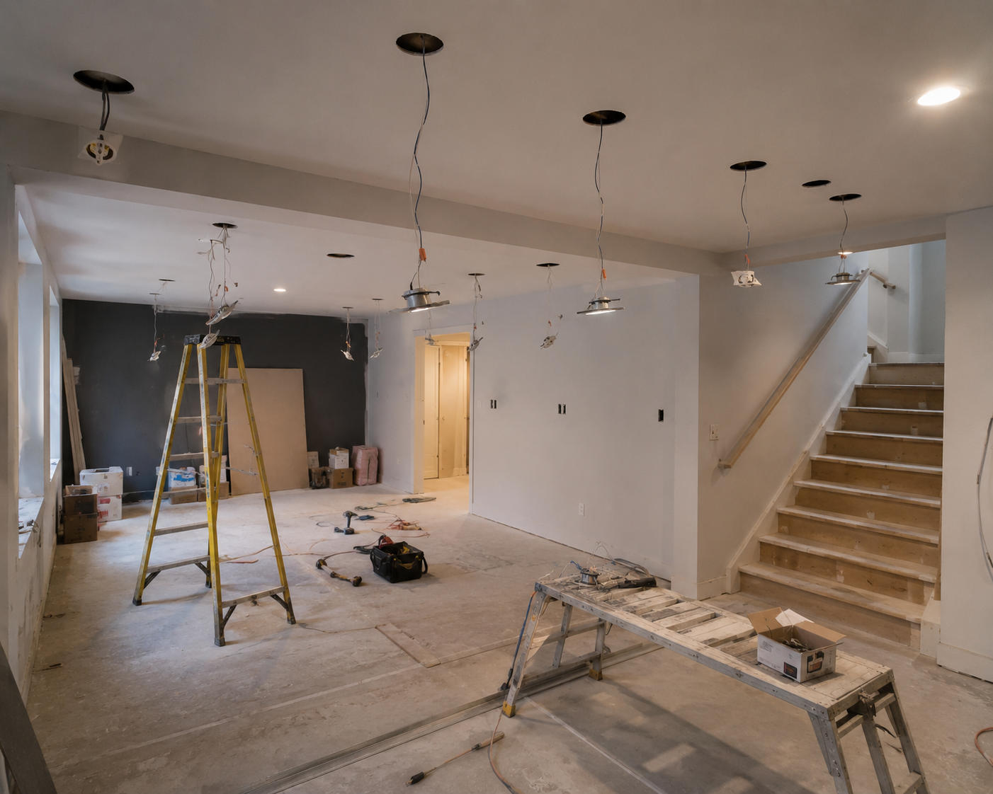 Finished living space detail